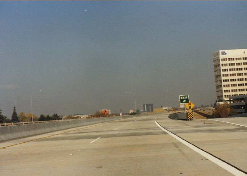 [The Ramp from 280 to 87 in December 1985]