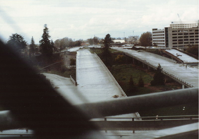 [the flyover to 87 North in December 1985]