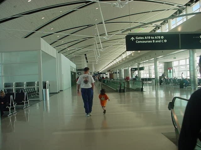 [The new Detroit Airport]