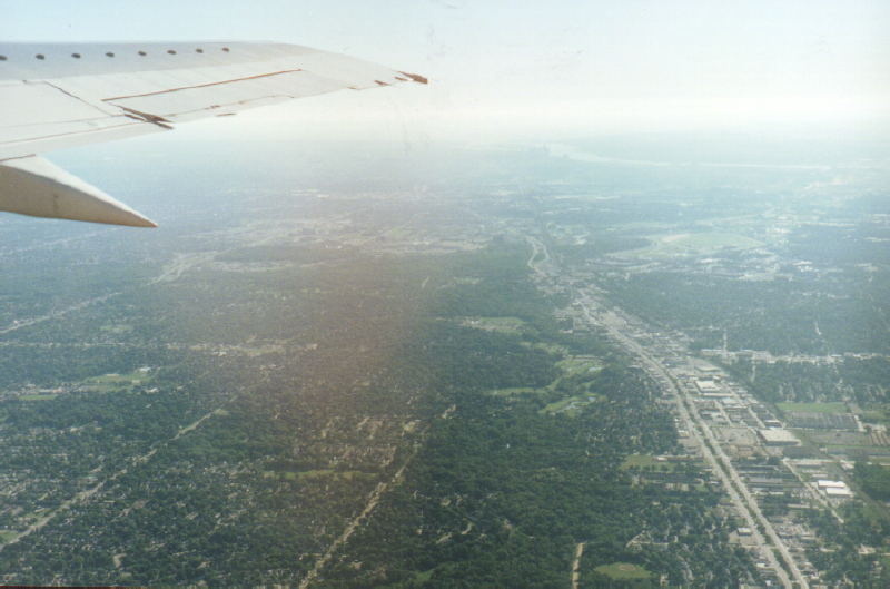 [US12 seen from a takeoff from DTW]