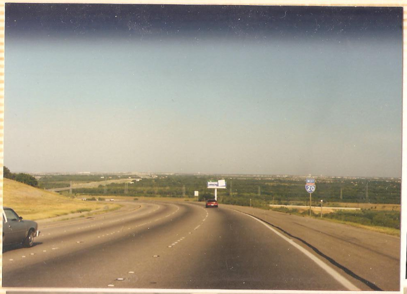 [I20 West in Texas]