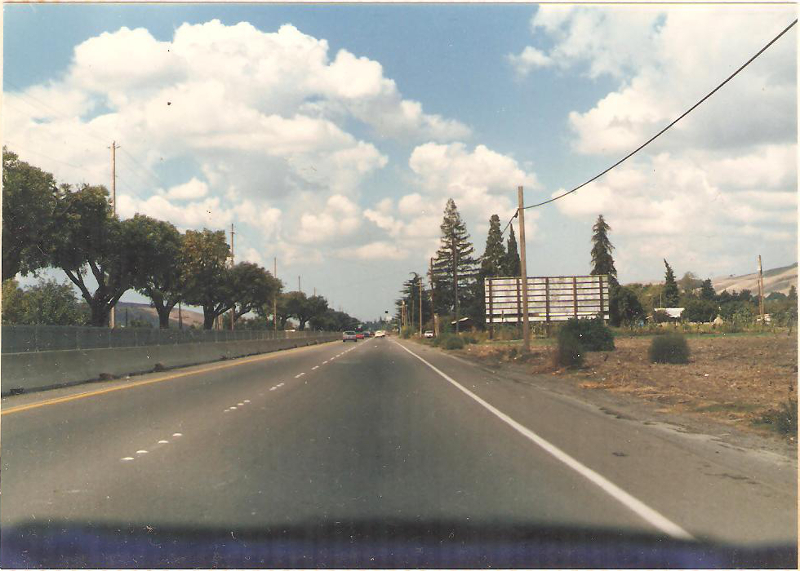 [Monterey Highway North in 1986]