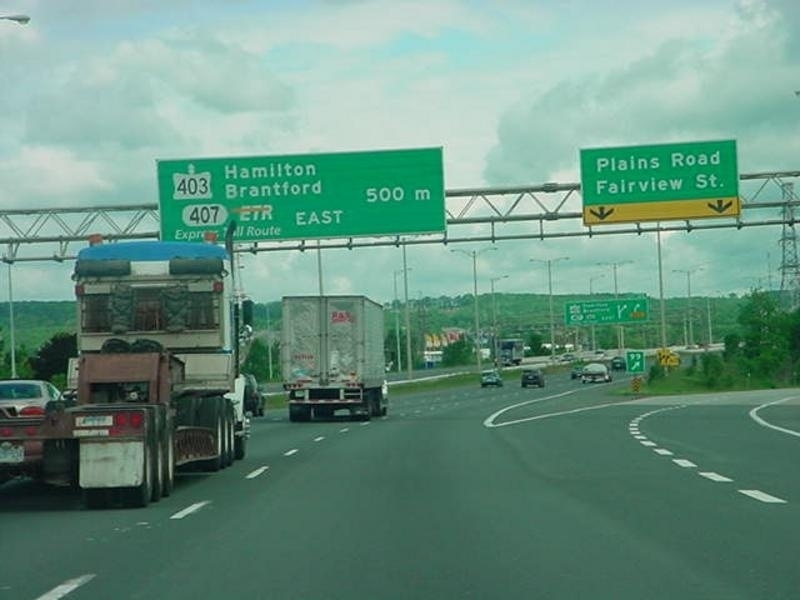 [QEW North at JCT 403 West]