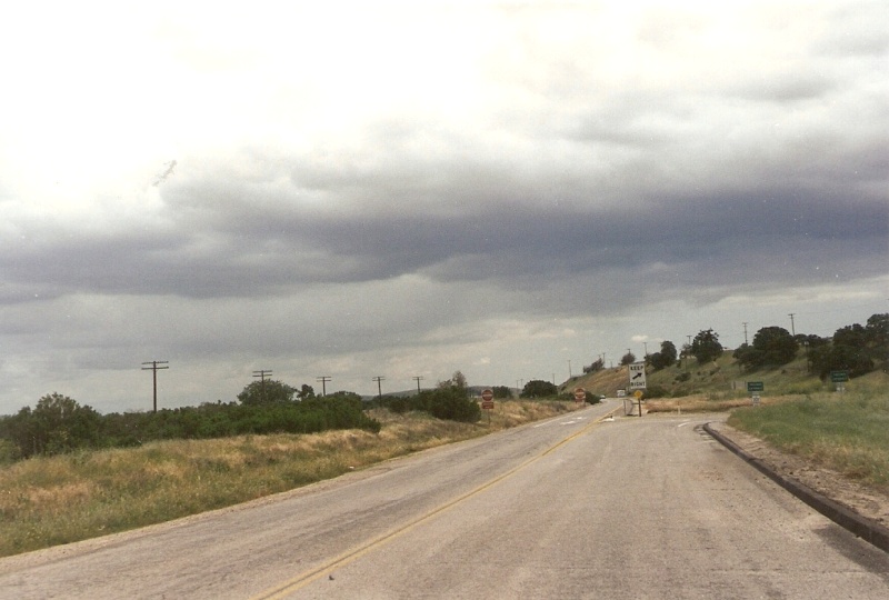 [Getting on US101 in Camp Roberts]